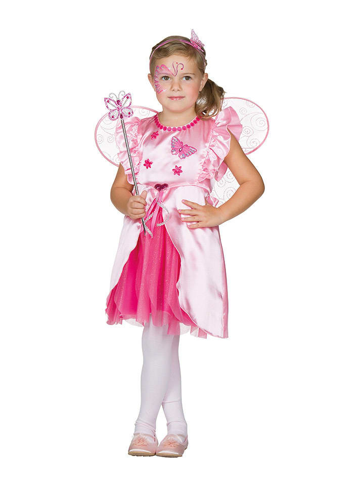 Party x People 2-częściowy kostium "Fairy Lea" w kolorze różowym rozmiar: 128