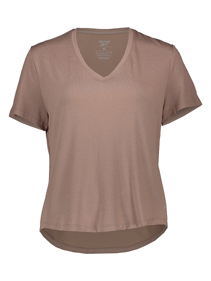 Reebok Koszulka sportowa "DreamBlend" w kolorze jasnobrązowym rozmiar: S