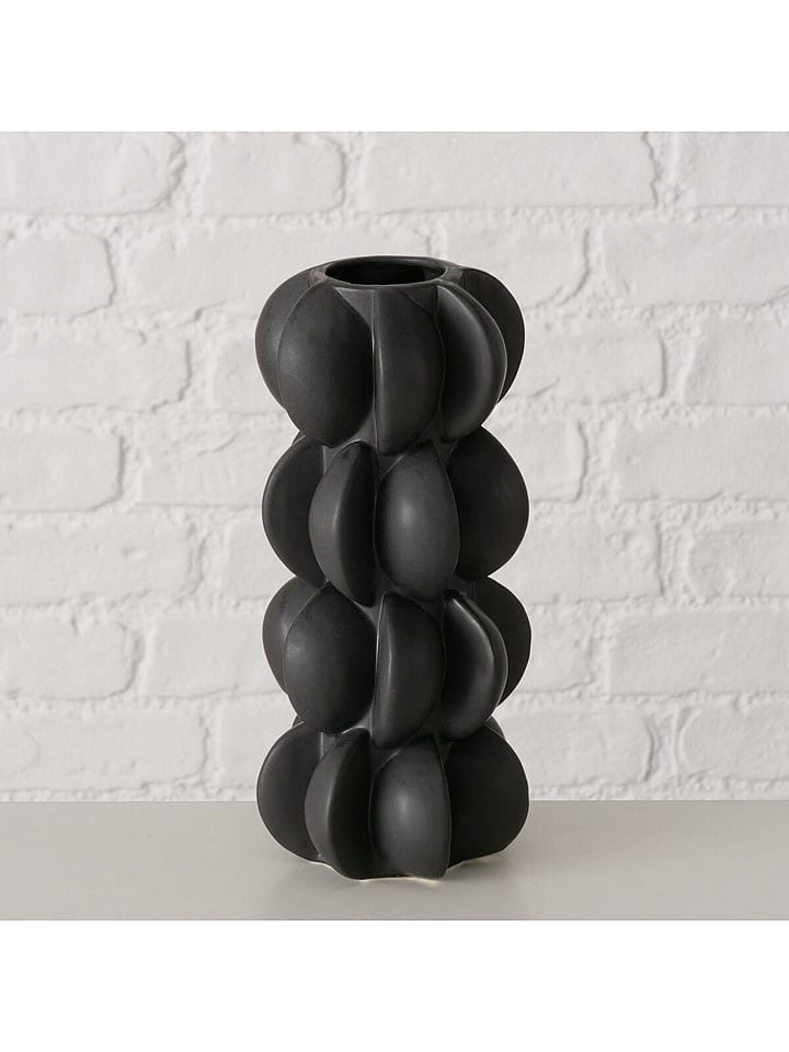 Boltze Wazon "Meritt" w kolorze czarnym - wys. 26 x Ø 11,5 cm rozmiar: onesize