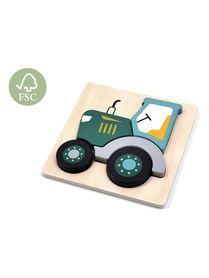 Magni Drewniane puzzle "Traktor" - 18 m+ rozmiar: onesize