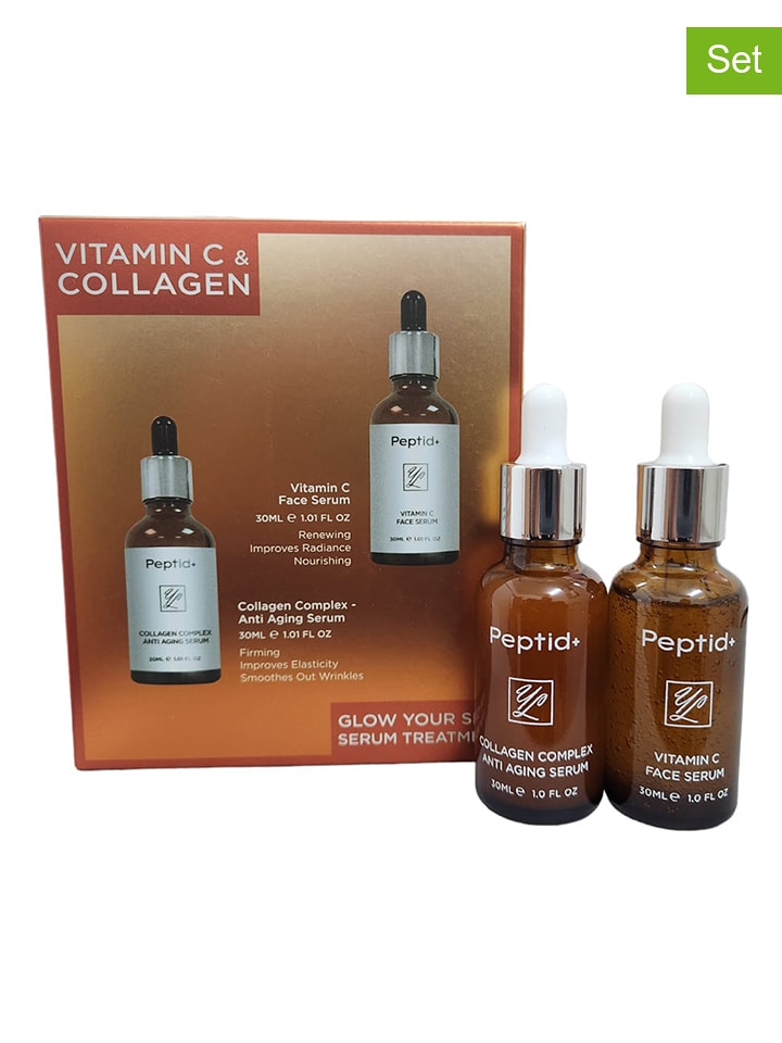 Peptid+ 2-częściowy zestaw "Collagen & Vitamin C" - po 30 ml rozmiar: onesize