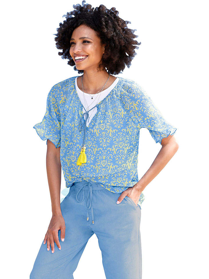 Heine Bluzka w kolorze błękitnym rozmiar: 42