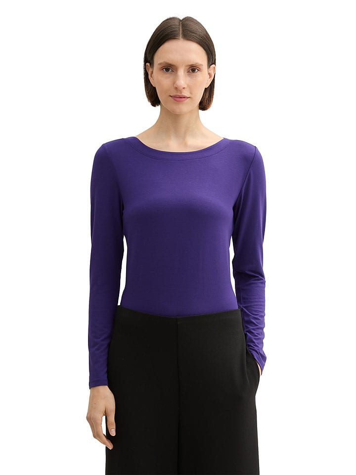 Tom Tailor Koszulka w kolorze fioletowym rozmiar: L