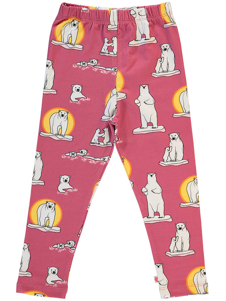 Småfolk Legginsy w kolorze różowym rozmiar: 104/110