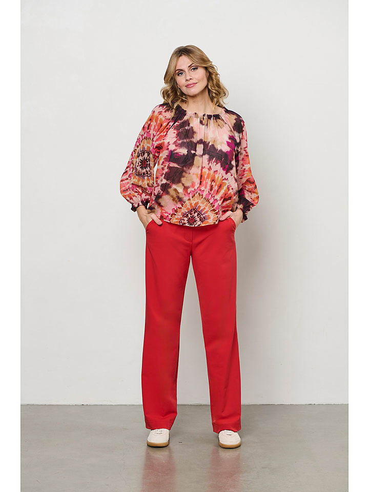 &Co Woman Spodnie "Patrice" w kolorze czerwonym rozmiar: XL