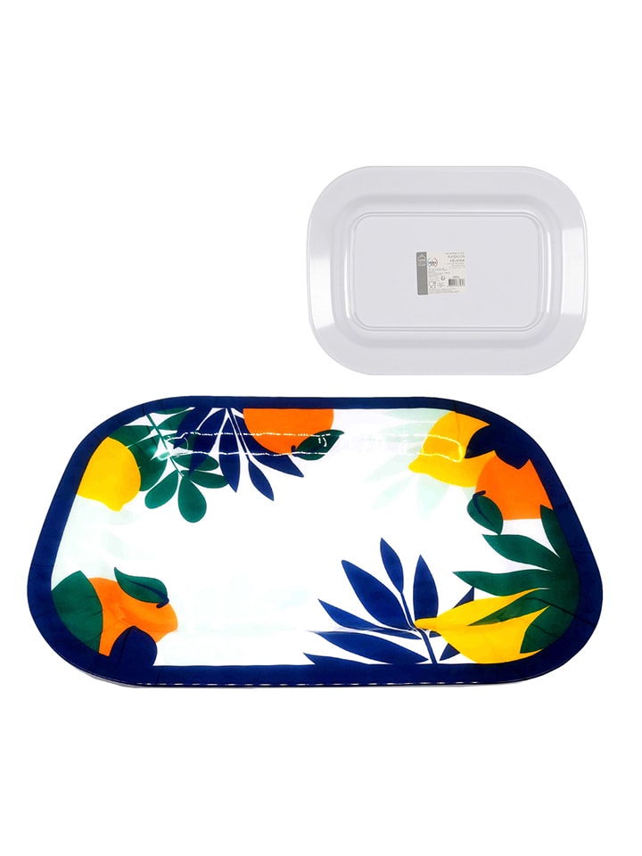 Garden Spirit Półmisek "Rio" ze wzorem - 43 x 32 cm rozmiar: onesize