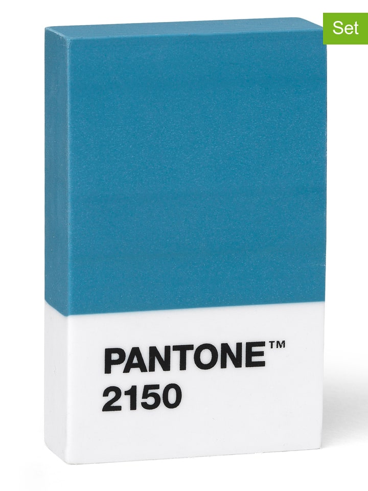 COPENHAGEN.DESIGN Gumki (2 szt.) w kolorze niebieskim do mazania - 2,7 x 1,7 cm rozmiar: onesize