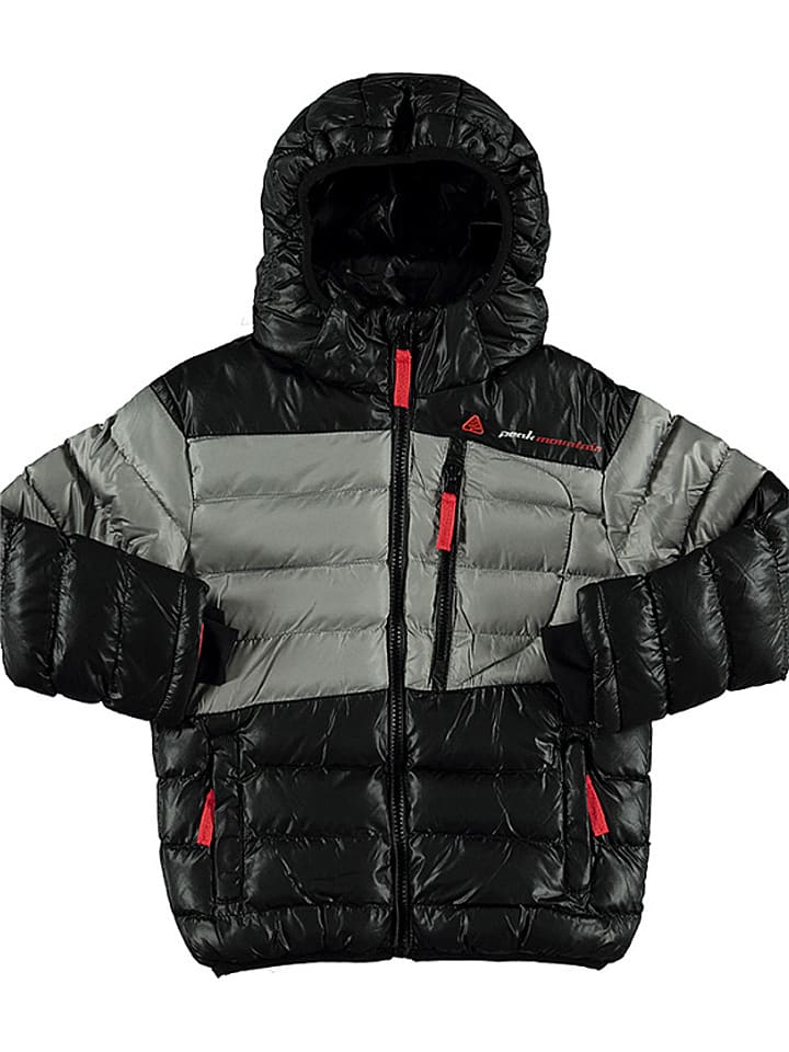 Peak Mountain Kurtka zimowa w kolorze czarno-szarym rozmiar: 98