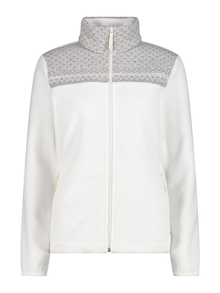 CMP Kurtka polarowa w kolorze kremowo-szarym rozmiar: 48