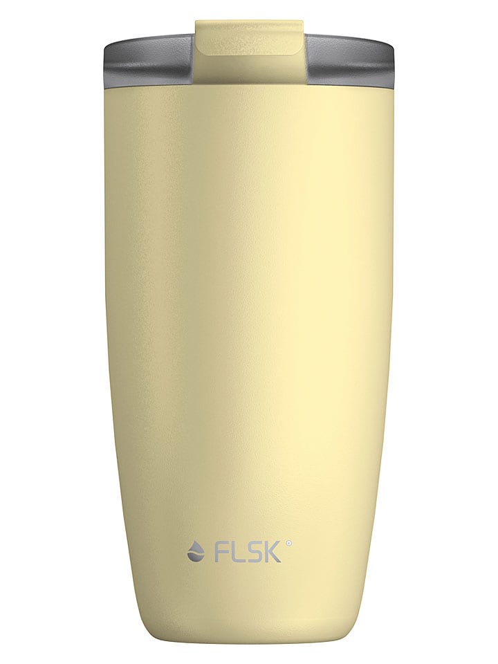 FLSK Kubek w kolorze żółtym do kawy - 500 ml rozmiar: onesize