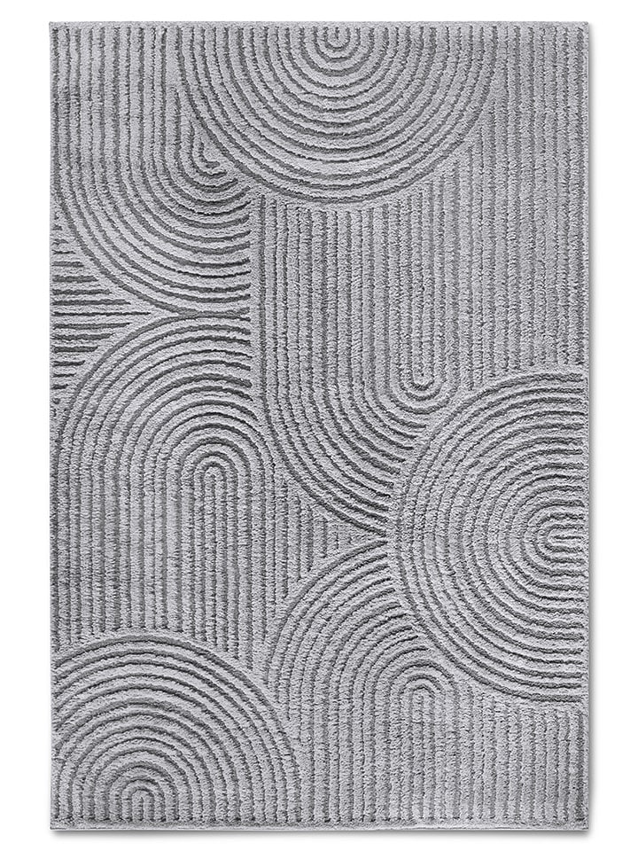 Elle Decoration Dywan "Chappe" w kolorze jasnoszarym rozmiar: 80x240 cm