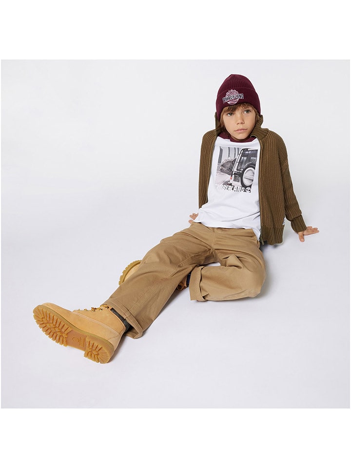 Timberland Koszulka w kolorze biało-czerwonym rozmiar: 176