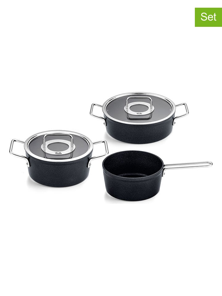Fissler 5-częściowy zestaw "Adamant®" w kolorze czarnym rozmiar: onesize