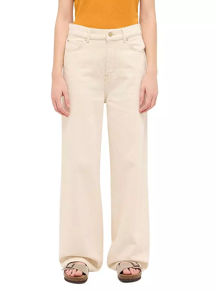 Mustang Dżinsy "Luise" - Comfort fit - w kolorze beżowym rozmiar: W27/L34