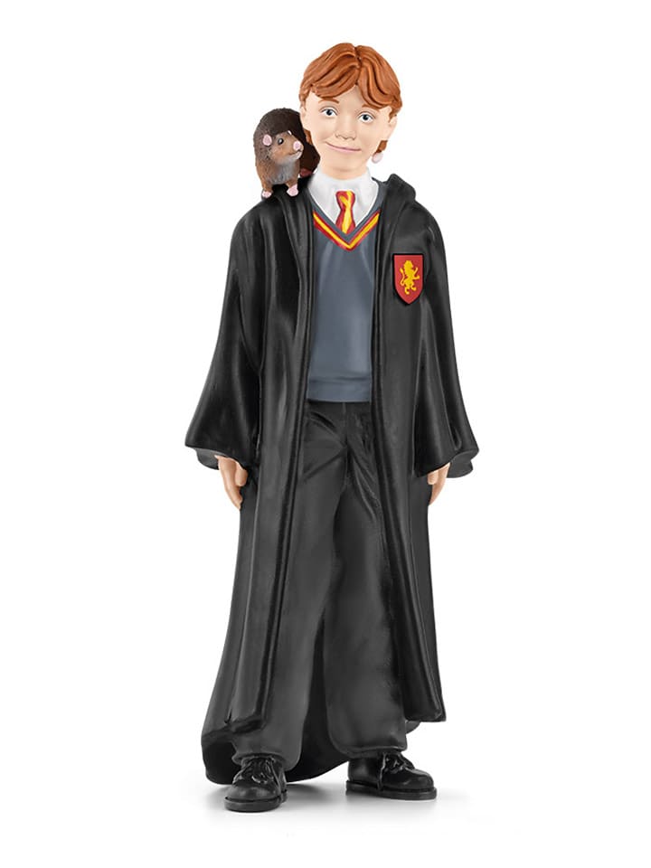 Schleich Figurka "Ron Weasley & Scabbers" w kolorze czarnym do zabawy - 6+ rozmiar: onesize
