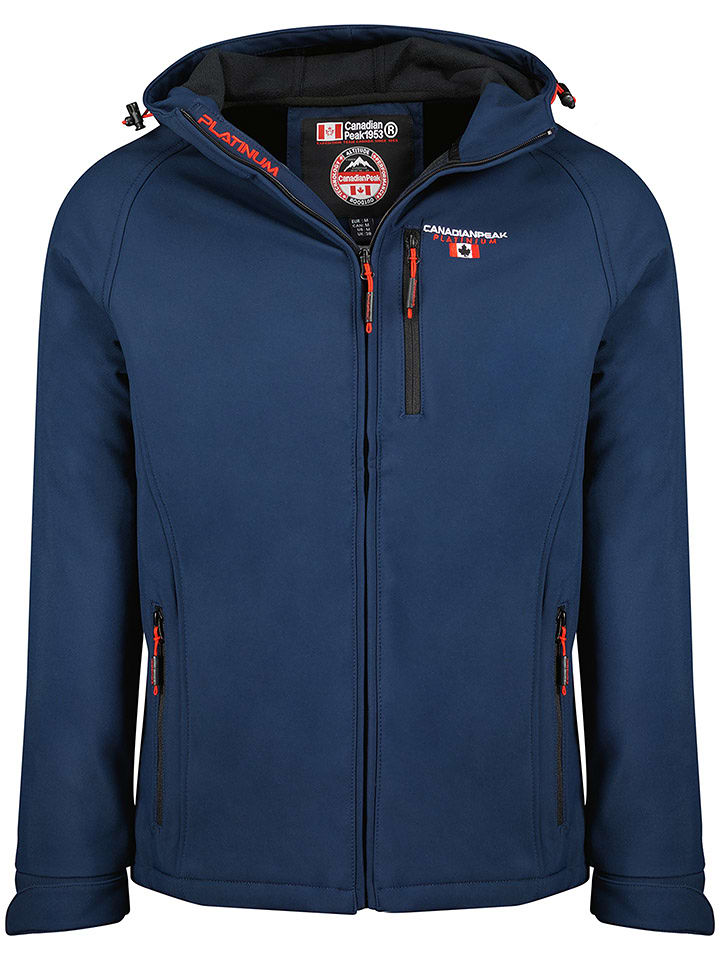 Canadian Peak Kurtka softshellowa "Takiteak" w kolorze granatowym rozmiar: M