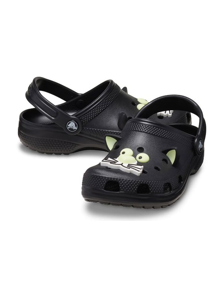 Crocs Chodaki "Glow Black Cat" w kolorze czarnym rozmiar: 22/23