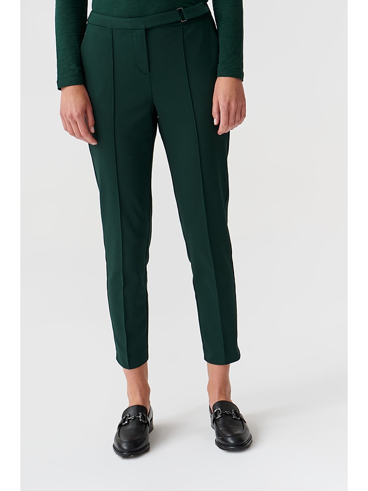 TATUUM Spodnie w kolorze ciemnozielonym rozmiar: 42