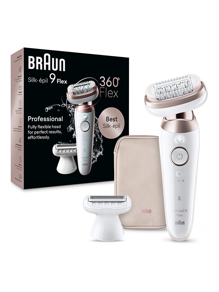 Braun Depilator "Silk-épil 9-030 3D" w kolorze biało-jasnoróżowym rozmiar: onesize