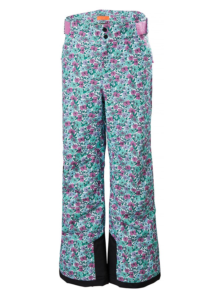 Helly Hansen Spodnie narciarskie "Diamond" w kolorze błękitno-jasnoróżowym rozmiar: 146