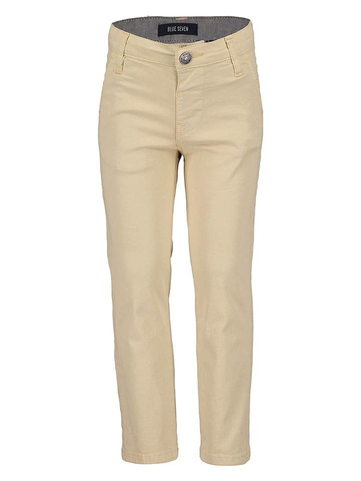 Blue Seven Spodnie chino w kolorze beżowym rozmiar: 92