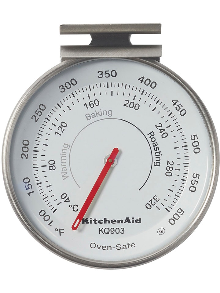 KitchenAid Termometr kuchenny w kolorze srebrnym - Ø 7,5 cm rozmiar: onesize