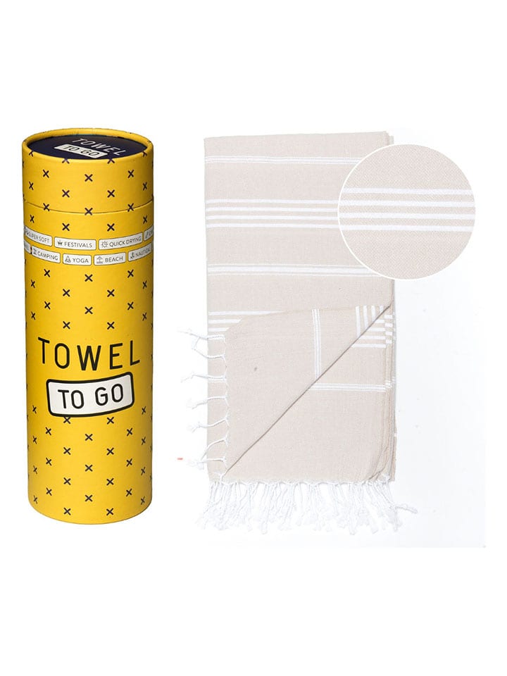 Samimi Chusta hammam w kolorze beżowym - 180 x 100 cm rozmiar: onesize