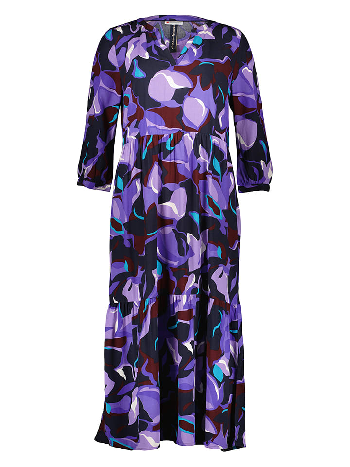 Street One Sukienka w kolorze fioletowo-czarnym rozmiar: 36