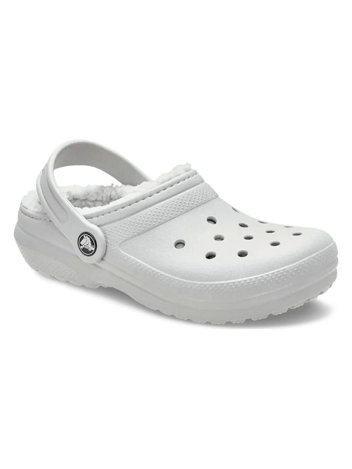 Crocs Chodaki "Classic Lined" w kolorze białym rozmiar: 38/39