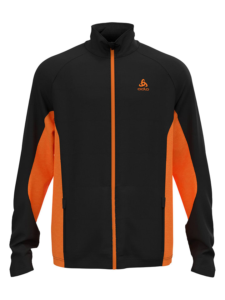 Odlo Kurtka polarowa "Sport Tech" w kolorze pomarańczowo-czarnym rozmiar: XXL