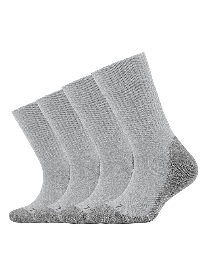 camano Skarpety (4 pary) w kolorze jasnoszarym rozmiar: 39-42