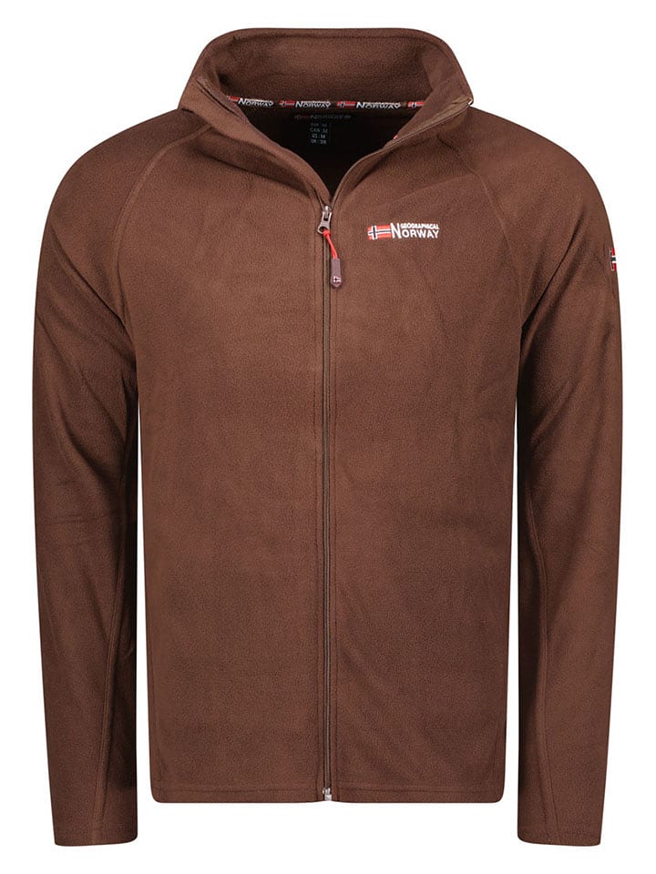 Geographical Norway Kurtka polarowa "Tug" w kolorze brązowym rozmiar: M