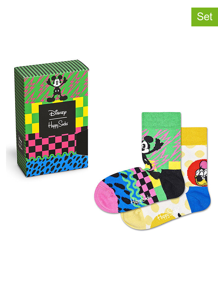 Happy Socks 2-częściowy zestaw prezentowy w różnych kolorach rozmiar: 13-21