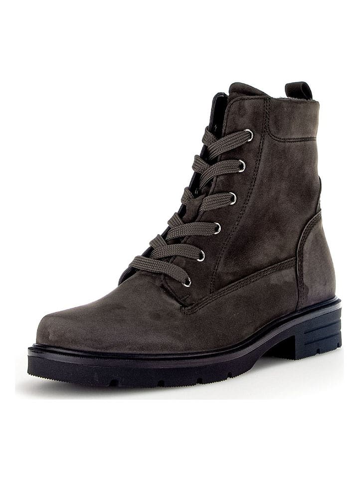 Gabor Skórzane botki w kolorze brązowym rozmiar: 40