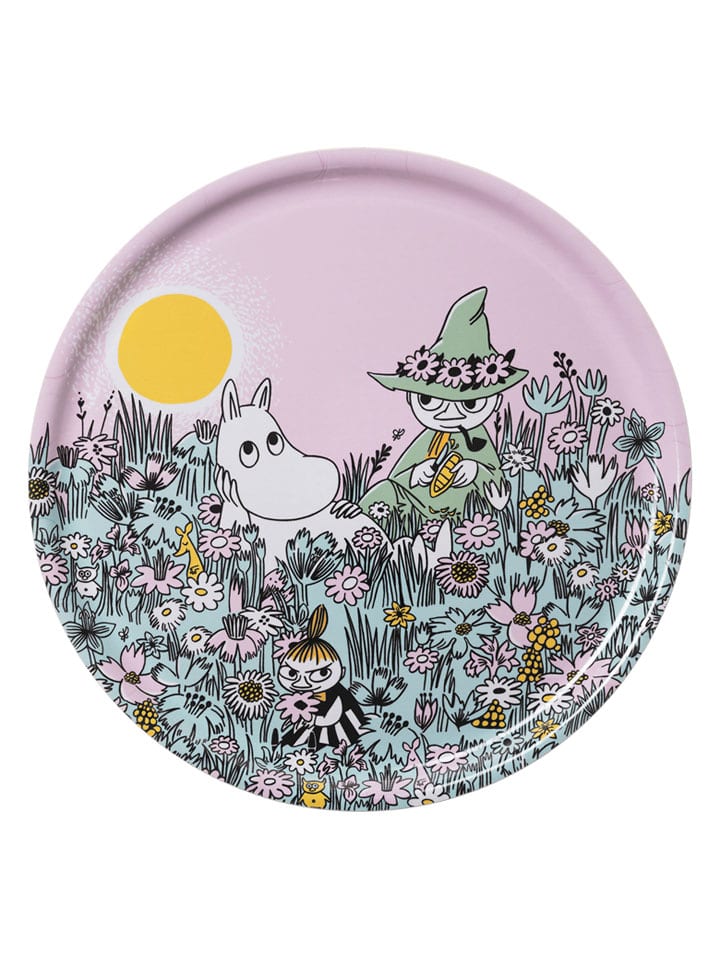 Moomin Taca "Friends Forever" w kolorze fioletowym do serwowania - Ø 35 cm rozmiar: onesize