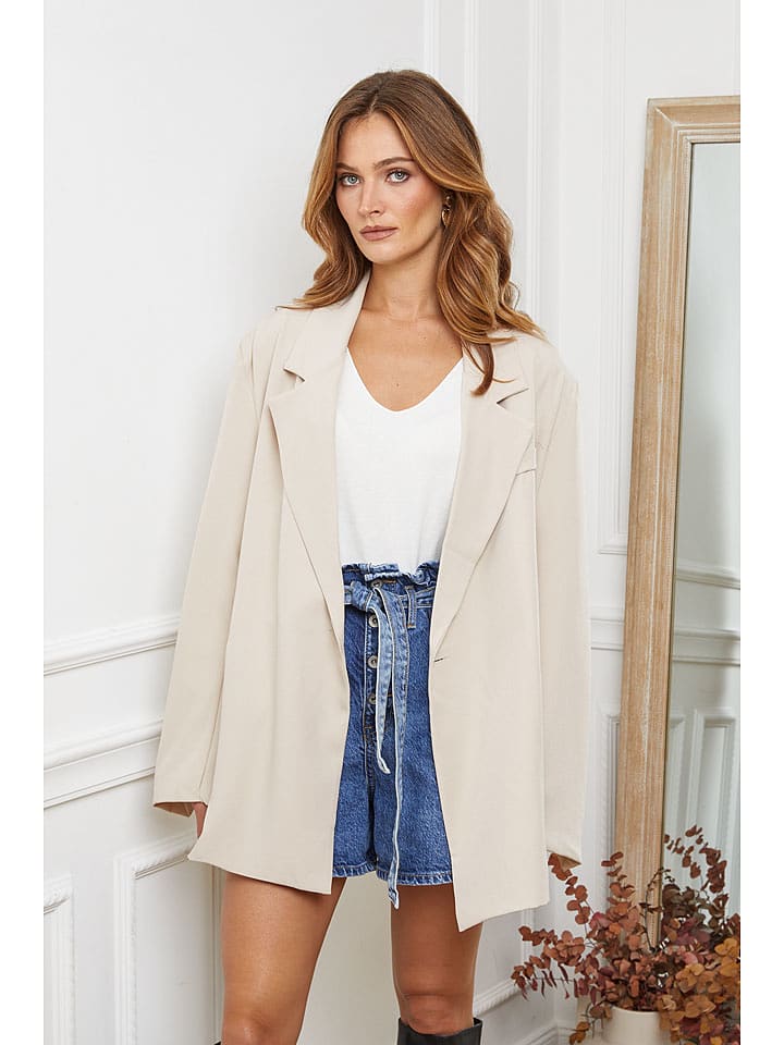 Joséfine Blezer "Murat" w kolorze beżowym rozmiar: L