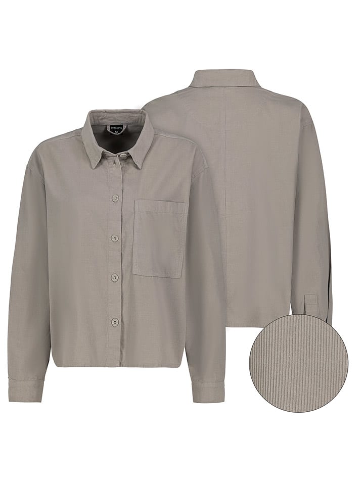 Sublevel Koszula w kolorze szarym rozmiar: S