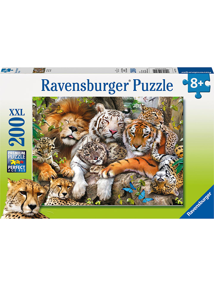 Ravensburger 200-częściowe puzzle "Cuddly big cat" - 8+ rozmiar: onesize