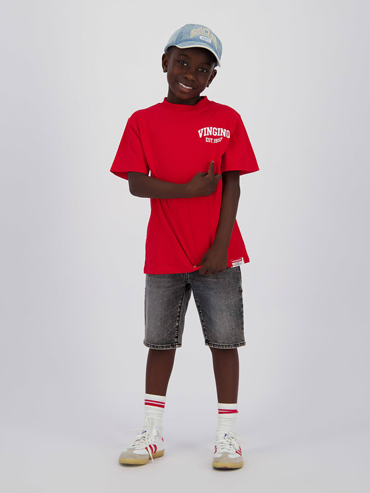 Vingino Szorty dżinsowe w kolorze antracytowym rozmiar: 158