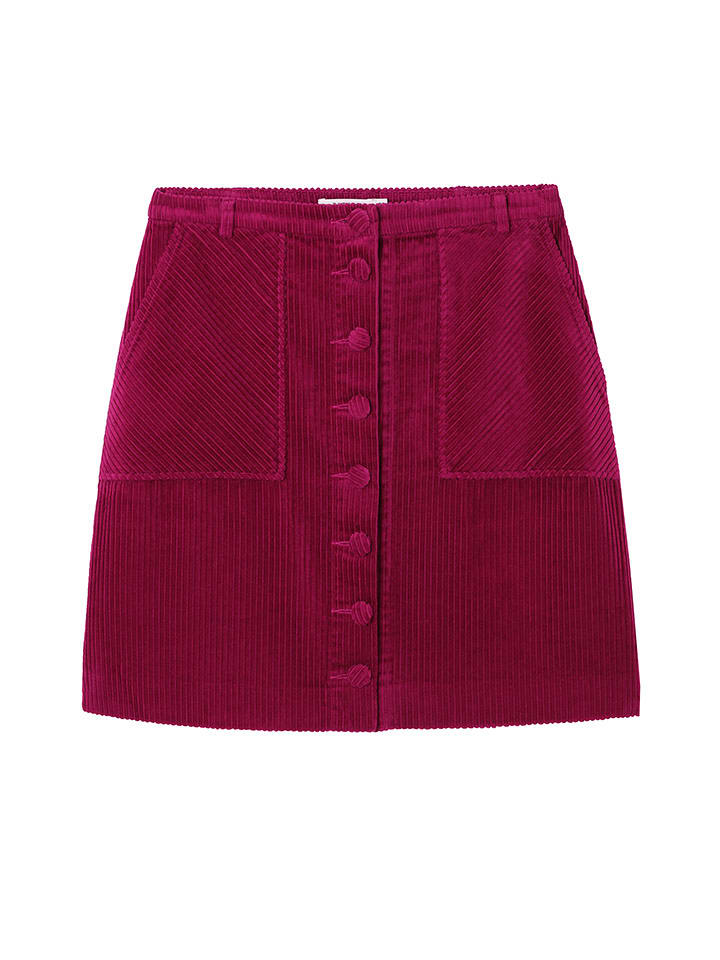 TATUUM Spódnica sztruksowa w kolorze jagodowym rozmiar: 44
