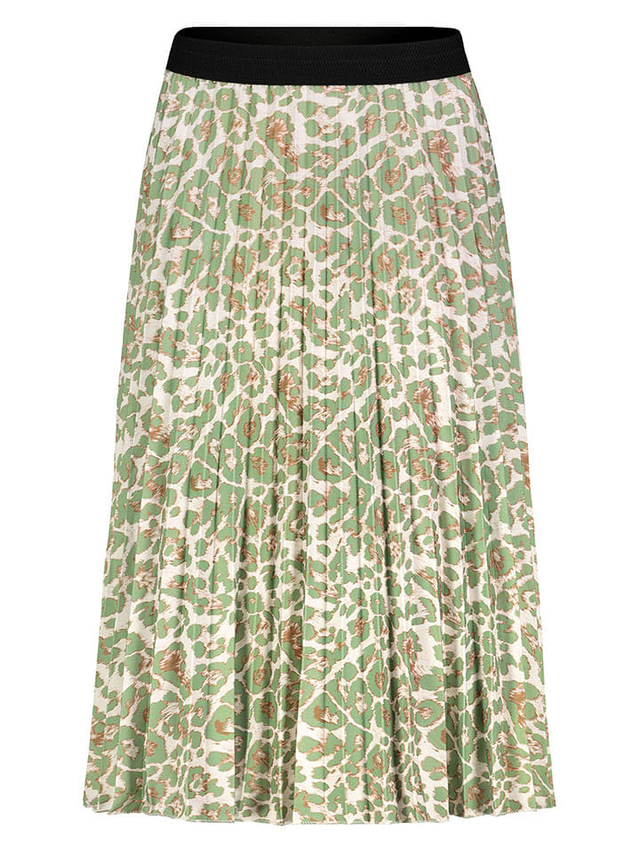 Sublevel Sukienka w kolorze zielono-kremowym rozmiar: S/M