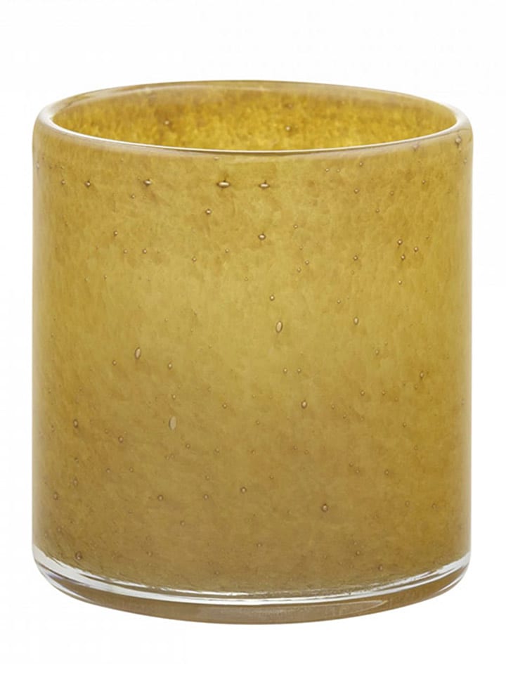 Blomus Świecznik "Saga" w kolorze żółtym - wys. 12 x Ø 12 cm rozmiar: onesize