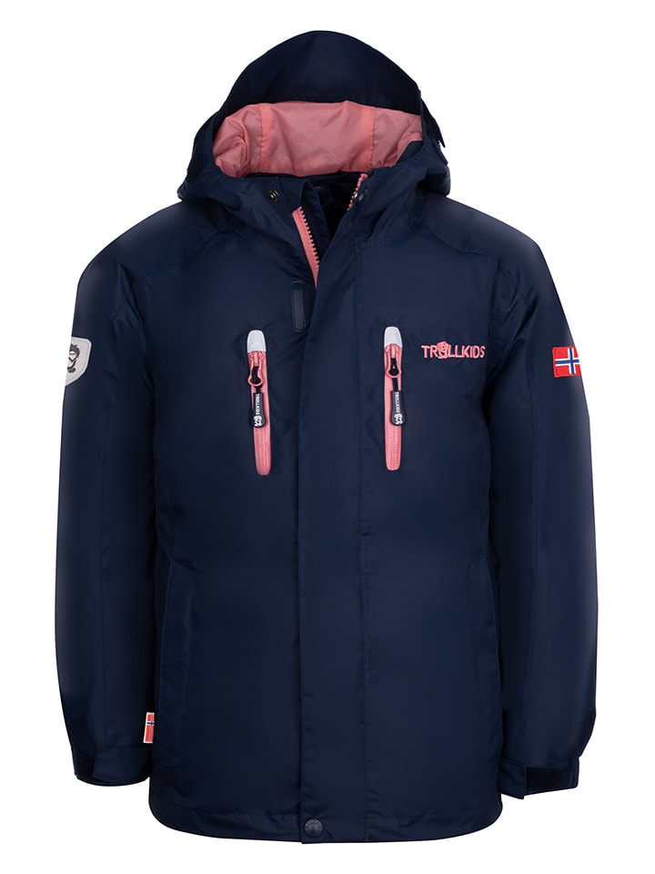 Trollkids Kurtka funkcyjna "Sognefjord Pro" w kolorze granatowym rozmiar: 164