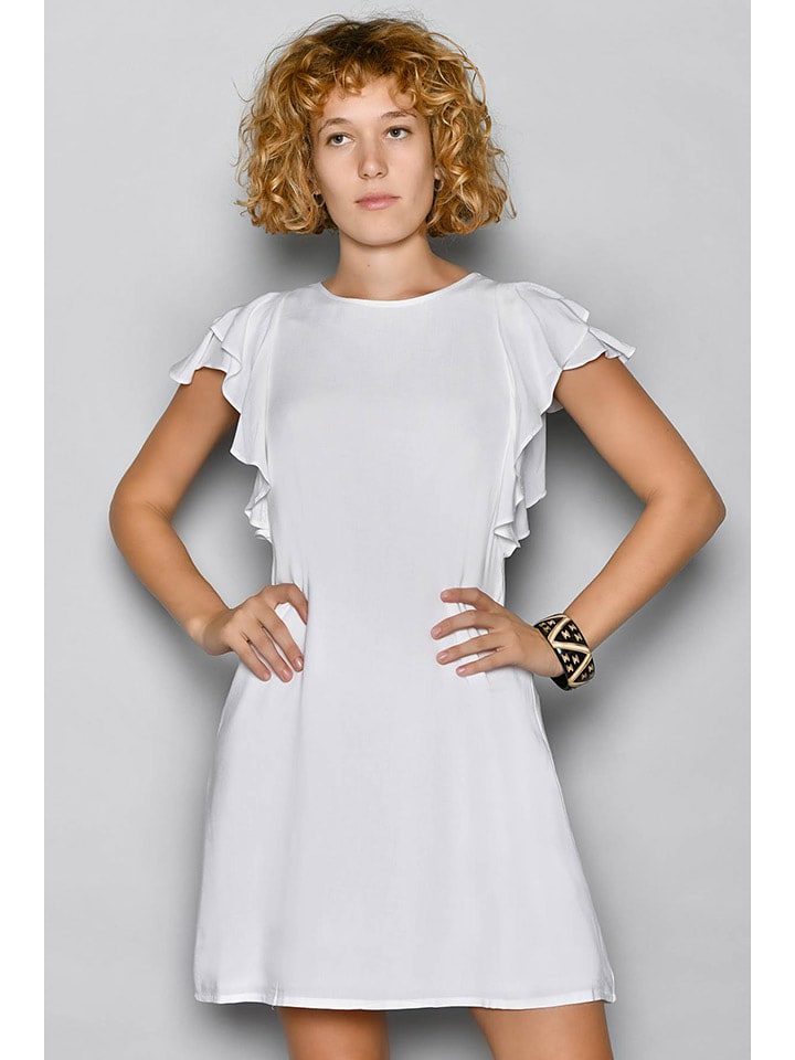 H.H.G. Sukienka w kolorze białym rozmiar: M