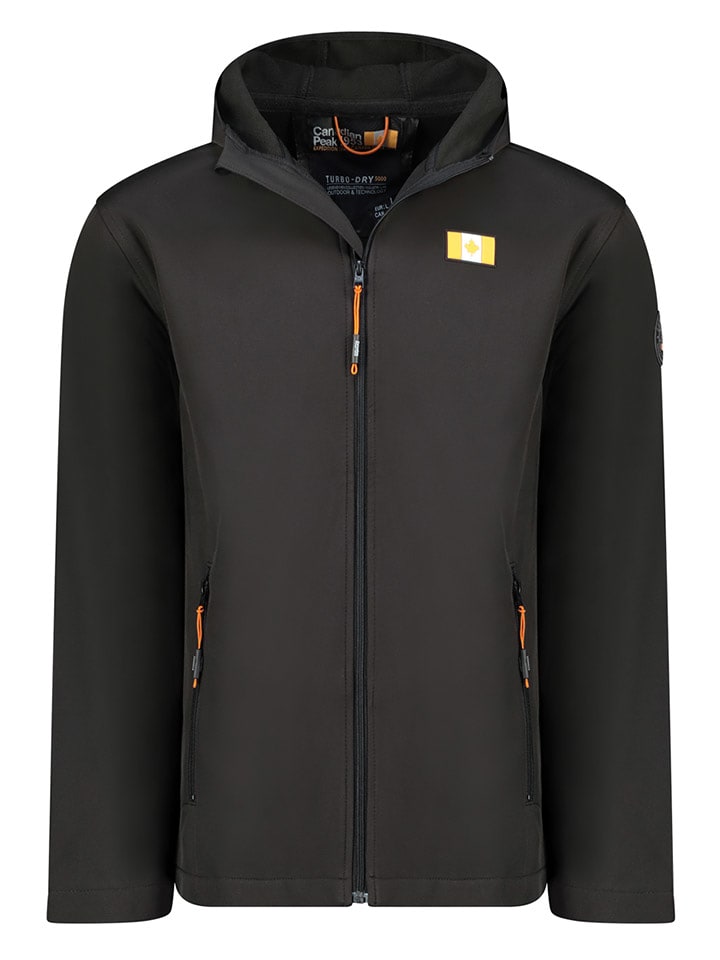 Canadian Peak Kurtka softshellowa "Teskeakho" w kolorze czarnym rozmiar: L