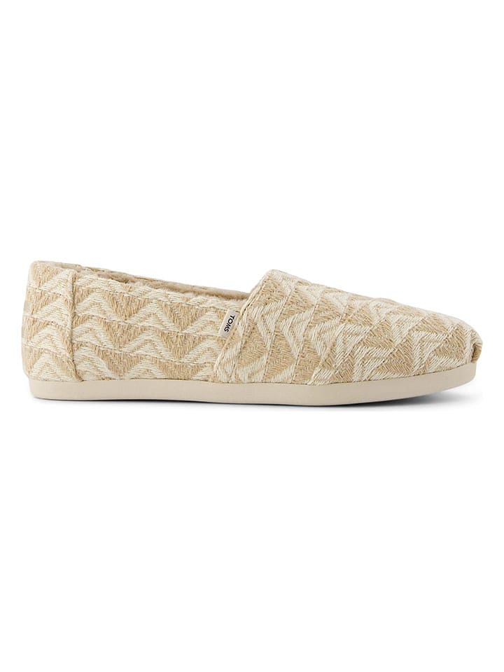 TOMS Espadryle w kolorze beżowym rozmiar: 37,5
