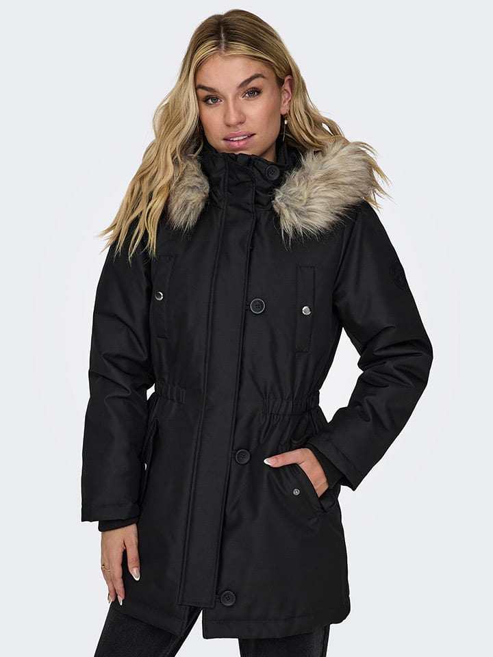 ONLY Parka w kolorze czarnym rozmiar: XL