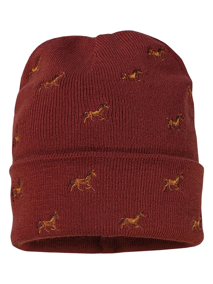 MaxiMo Czapka "Horse" w kolorze czerwonym rozmiar: 53 cm