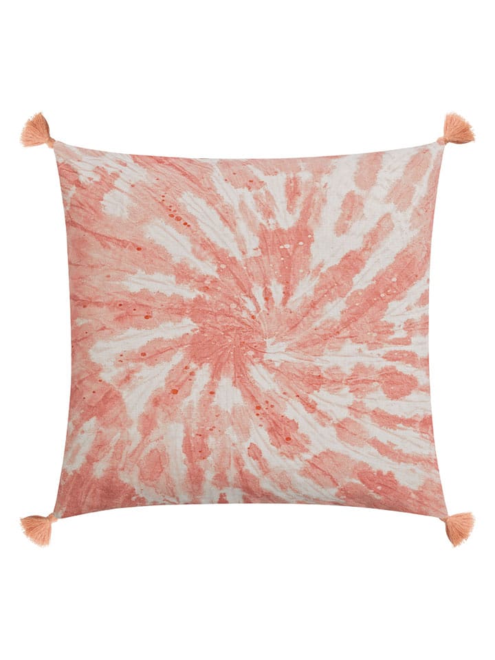 Magma Heimtex Poszewka "Taja" w kolorze koralowym na poduszkę - 45 x 45 cm rozmiar: onesize