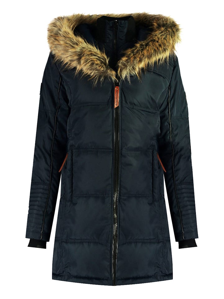 Canadian Peak Parka "Beauty" w kolorze granatowym rozmiar: L